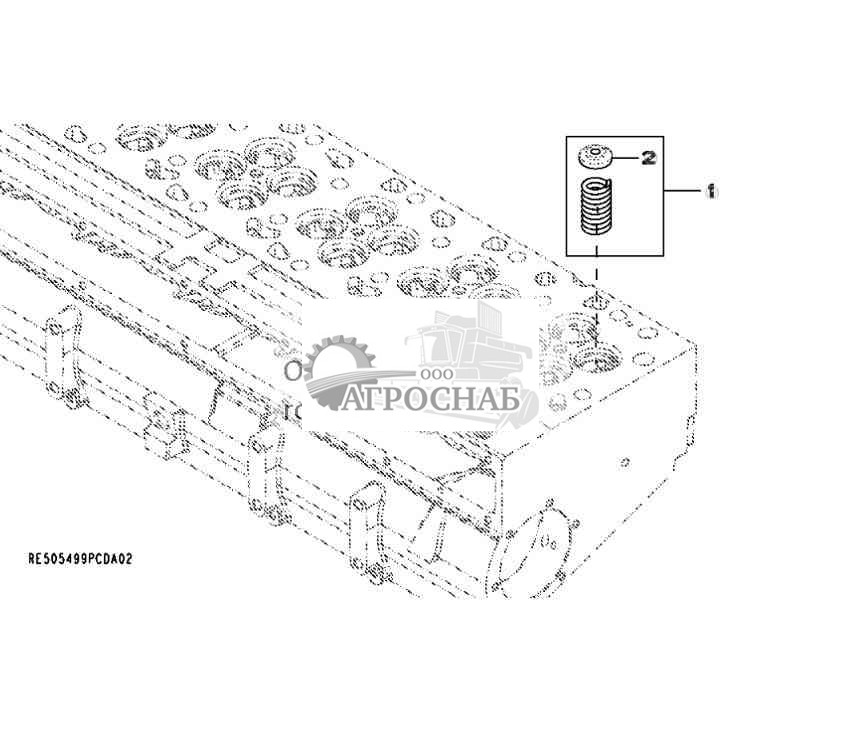 9902 Valve, Spring, Rotator 